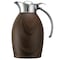 Service Ideas Nicollet Series Flip Top Stainless Vacuum Insulated Carafe, 33.8 Ounce, Dark Wood NIC10BSDW - alternate 1